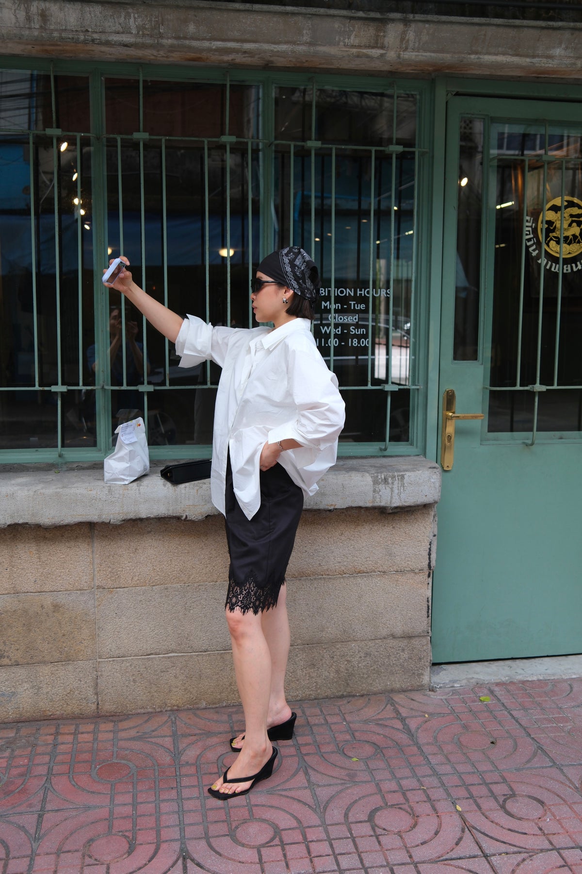 Double Collar Loose Shirt