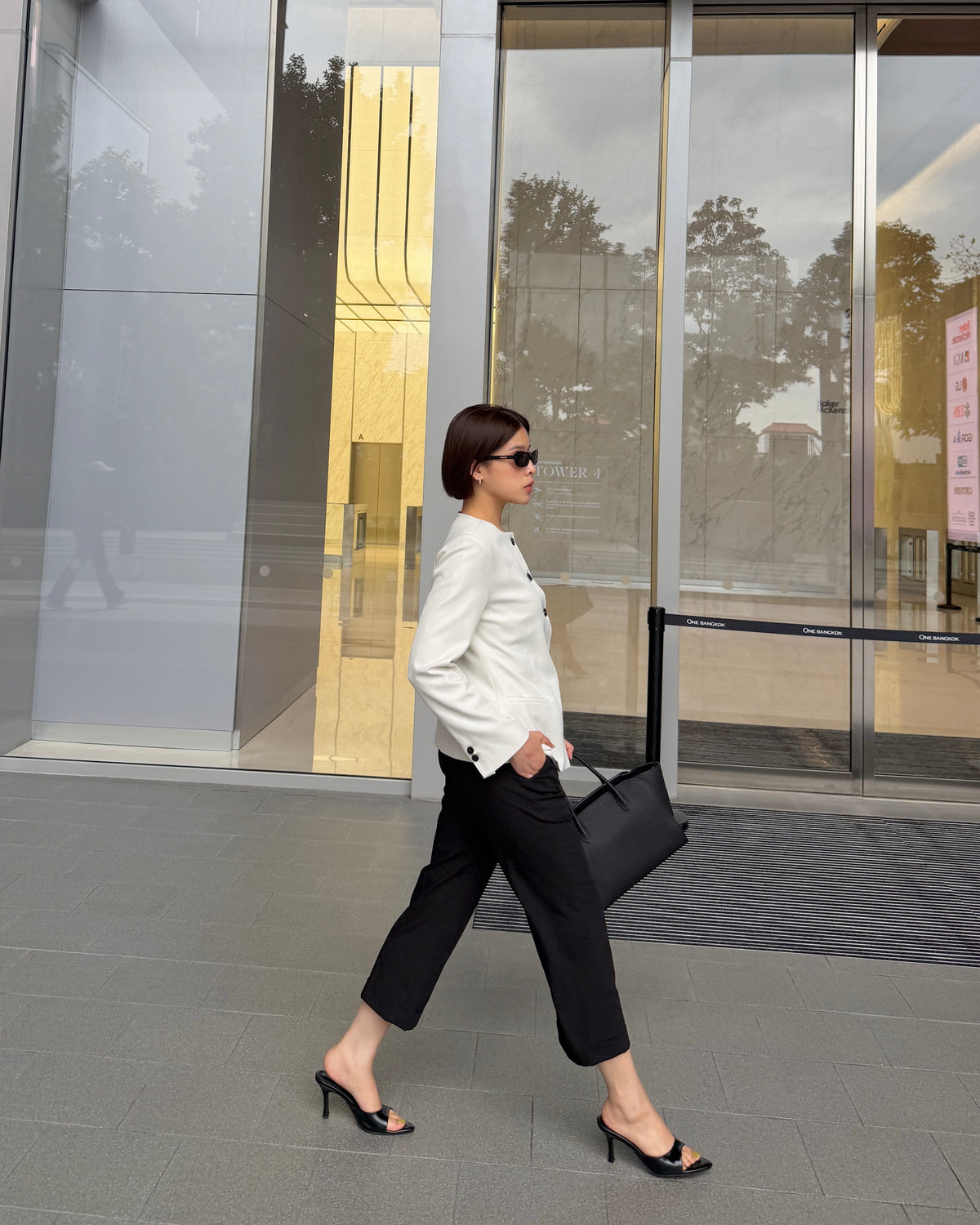 Margot Cuffed Crop Slacks
