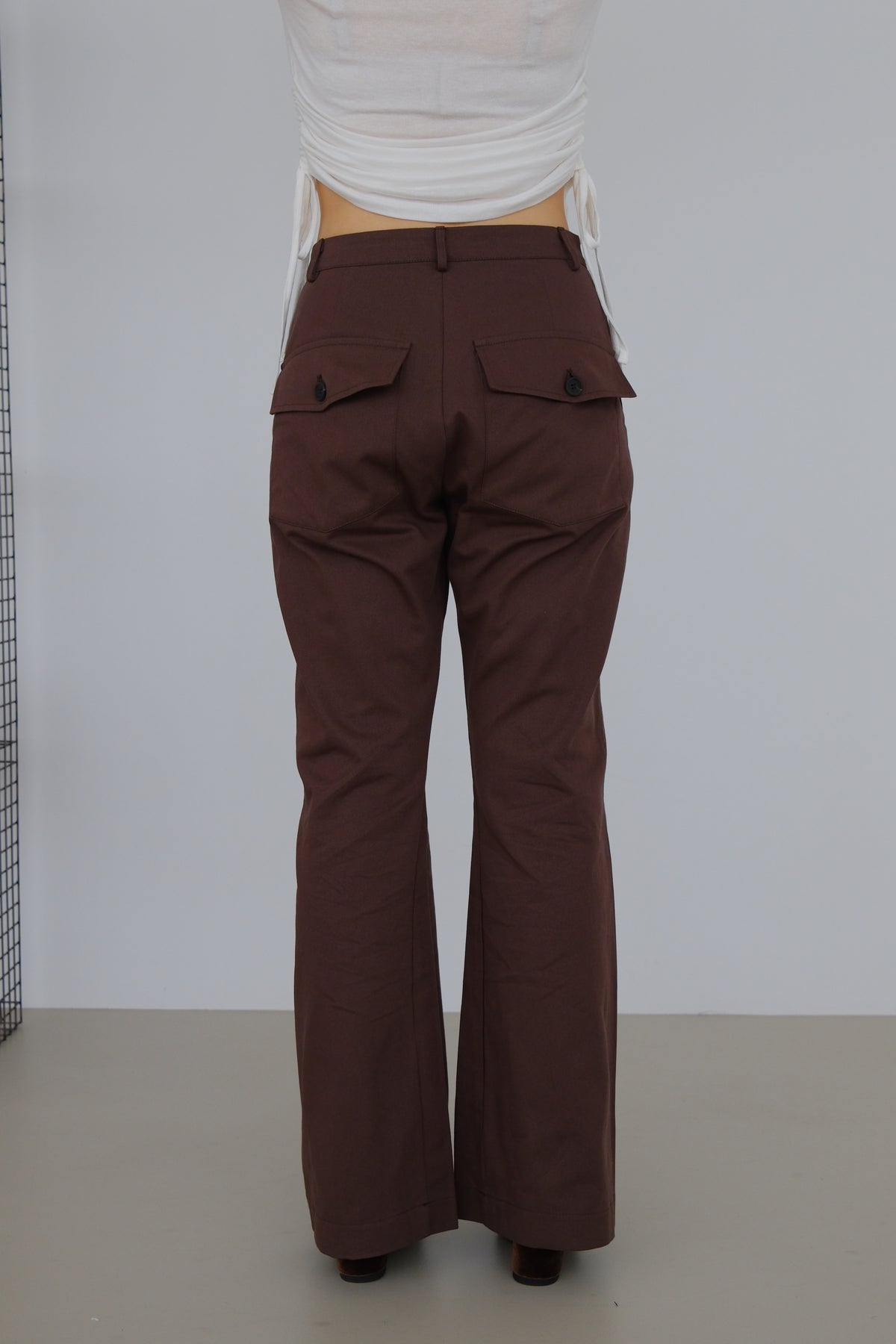 Nora Seam Flared Trousers