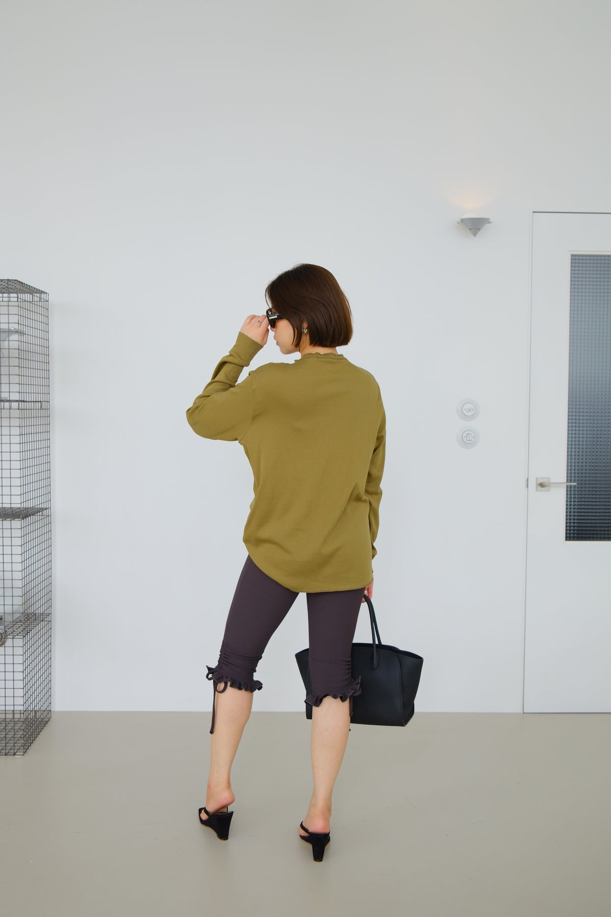 Elin Button Neck Soft Tee