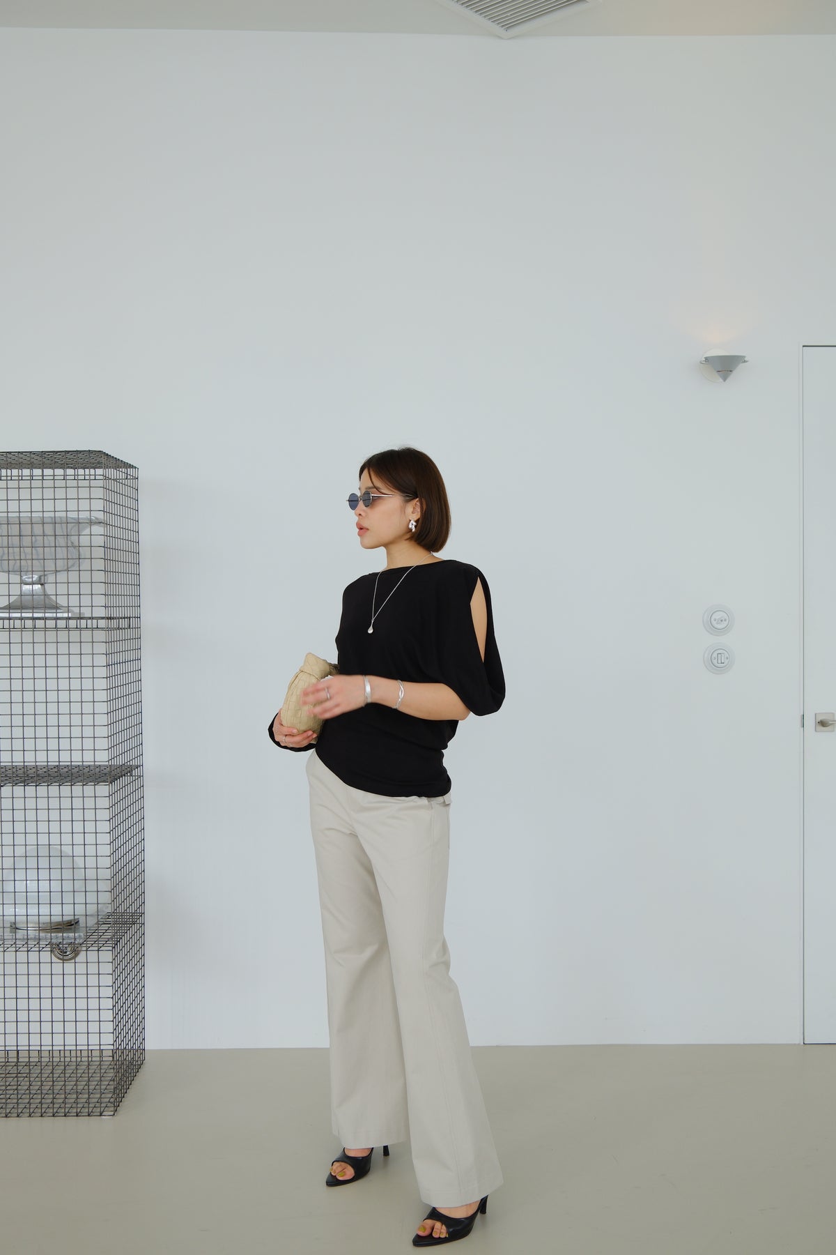 Nora Seam Flared Trousers
