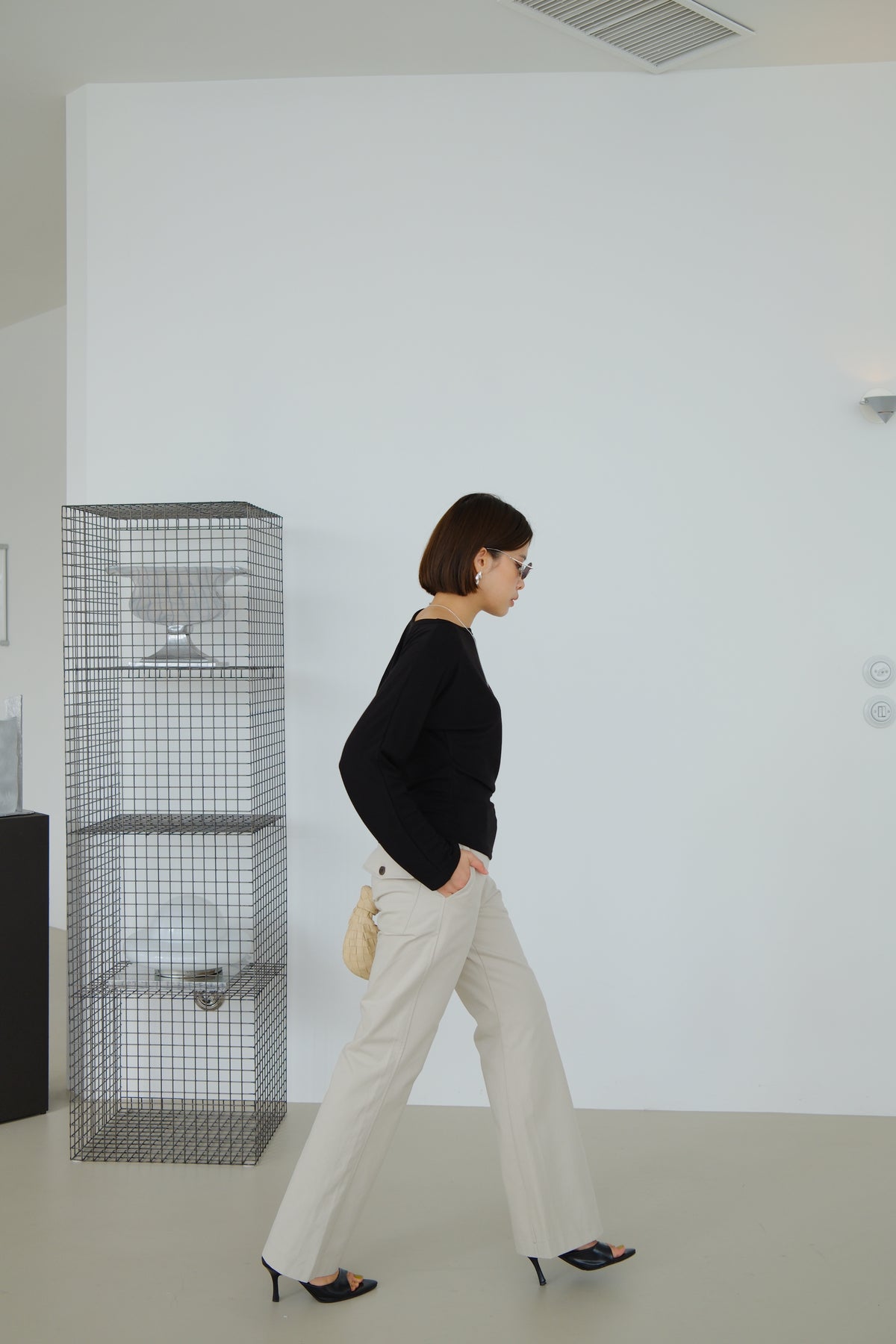 Nora Seam Flared Trousers