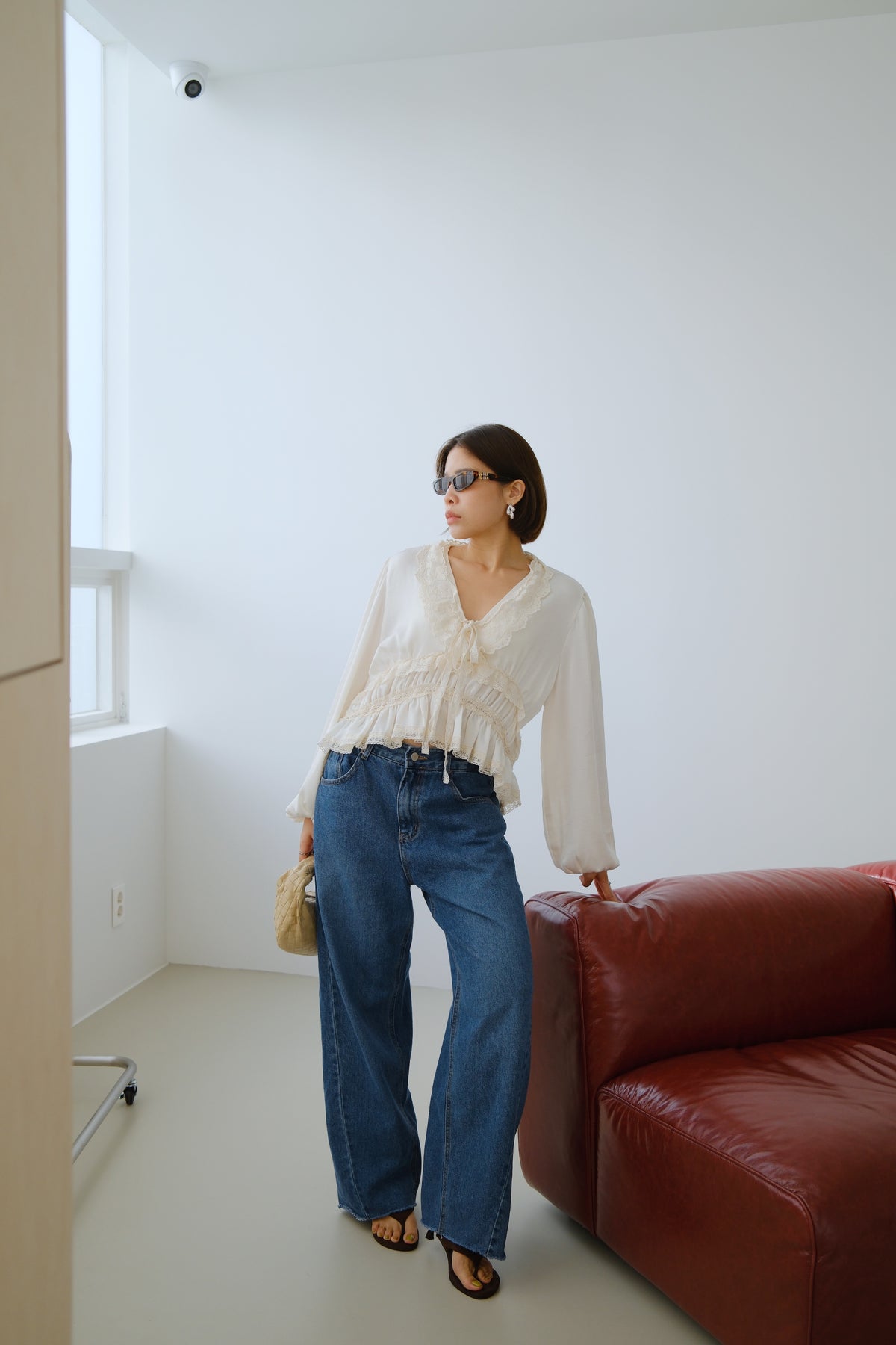 Riley Adjustable Waist Straight Jeans