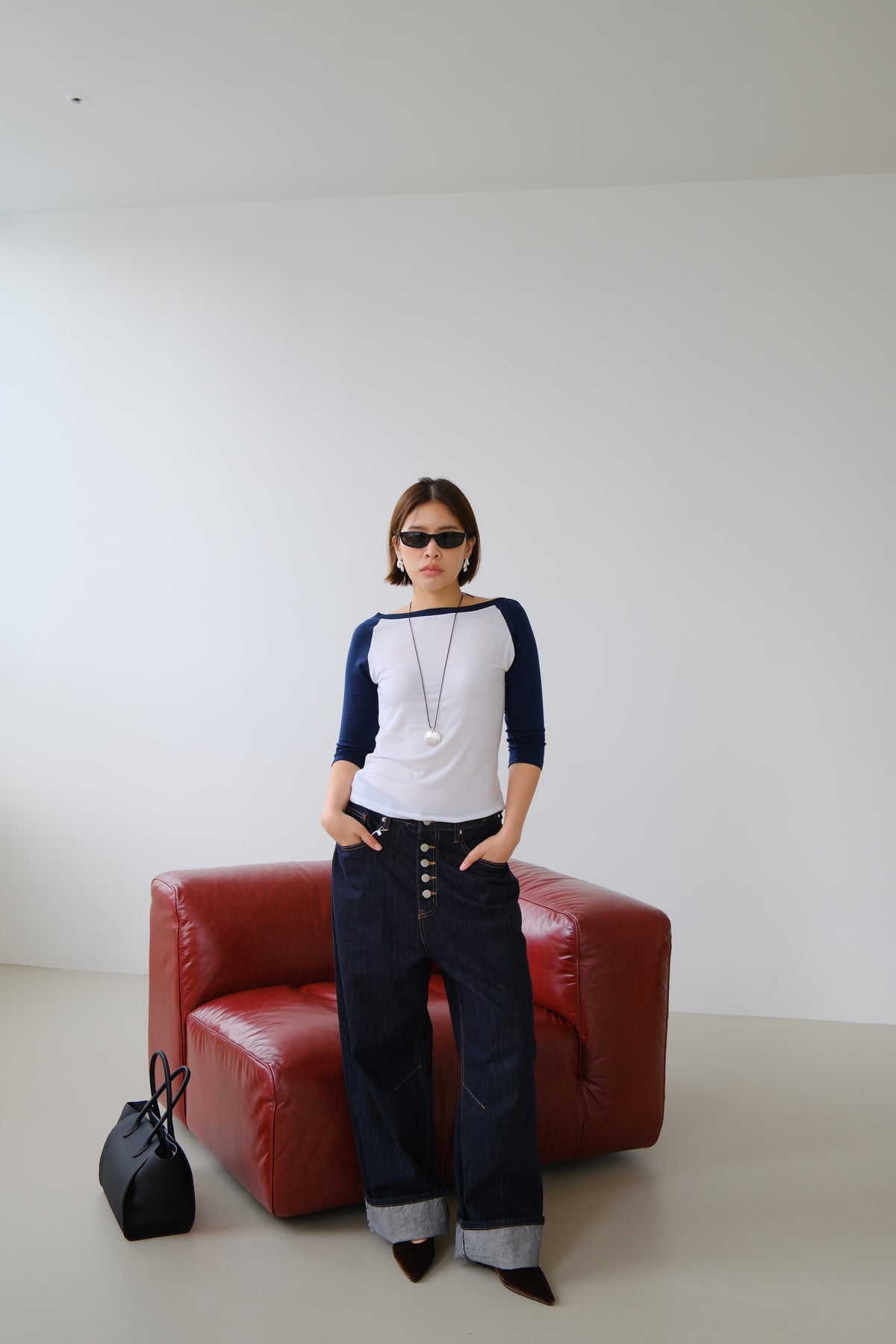 Maven Non-Fade Wide Jeans
