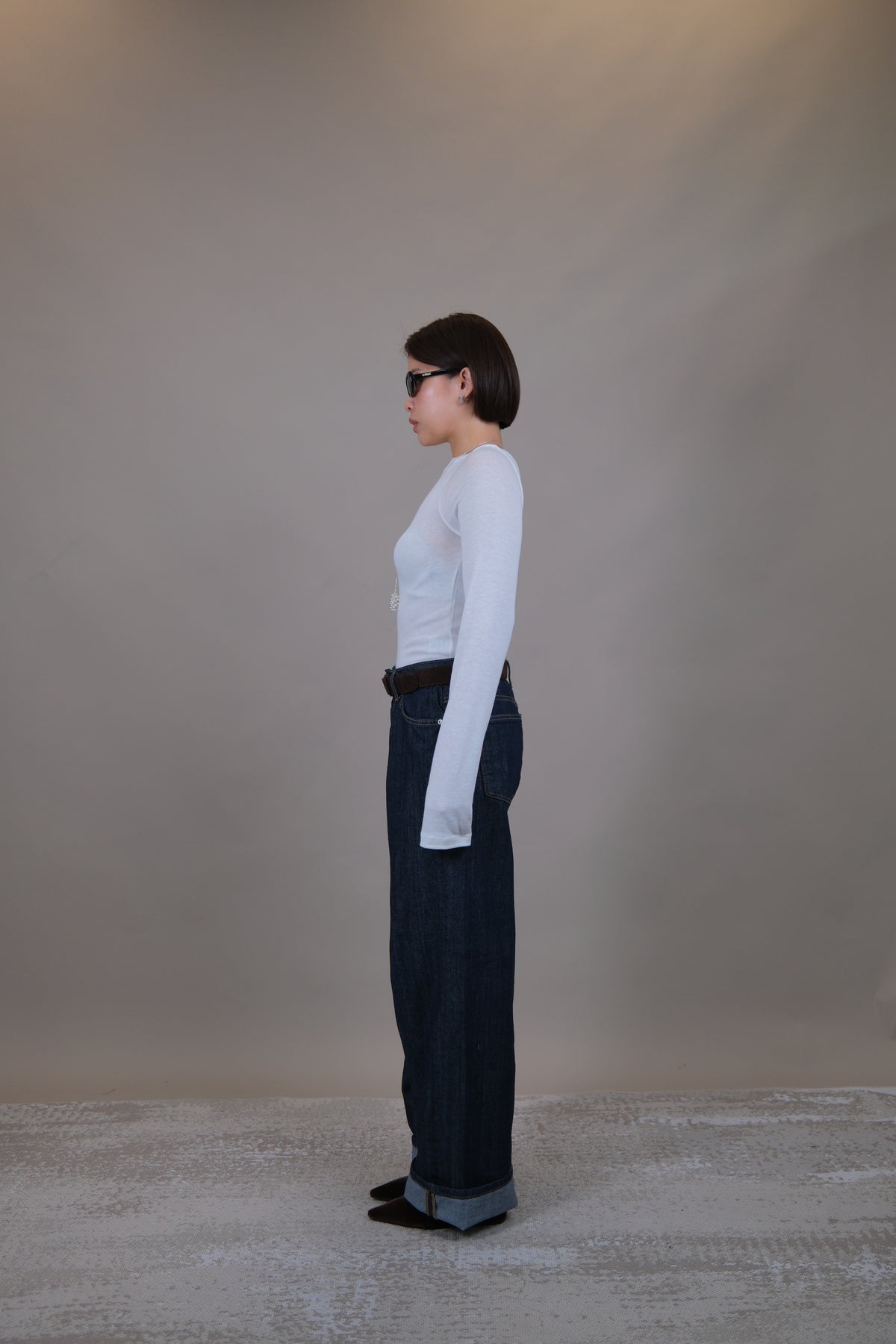 Reese Raw Straight Jeans