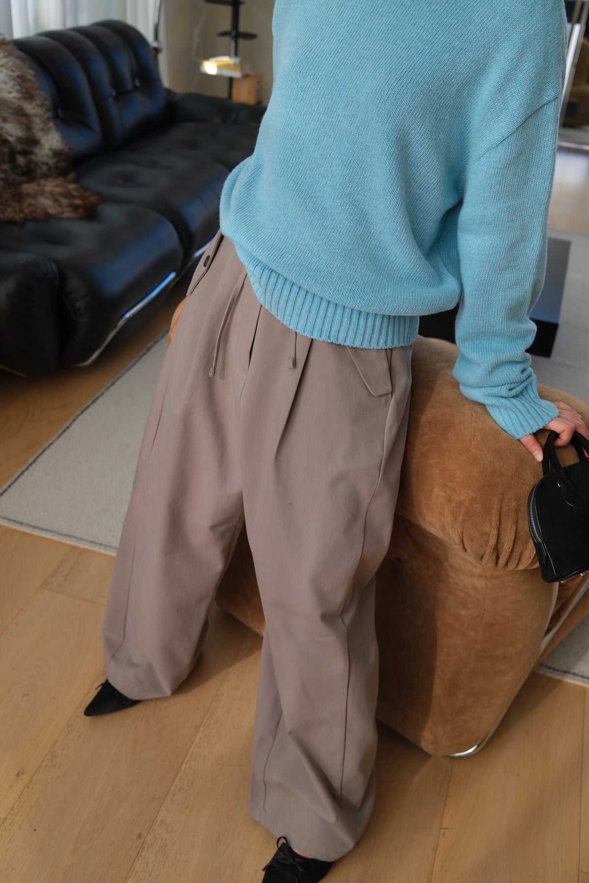Hollis Utility Wide-Leg Trousers