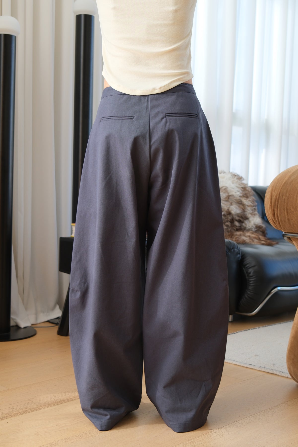 Hollis Utility Wide-Leg Trousers