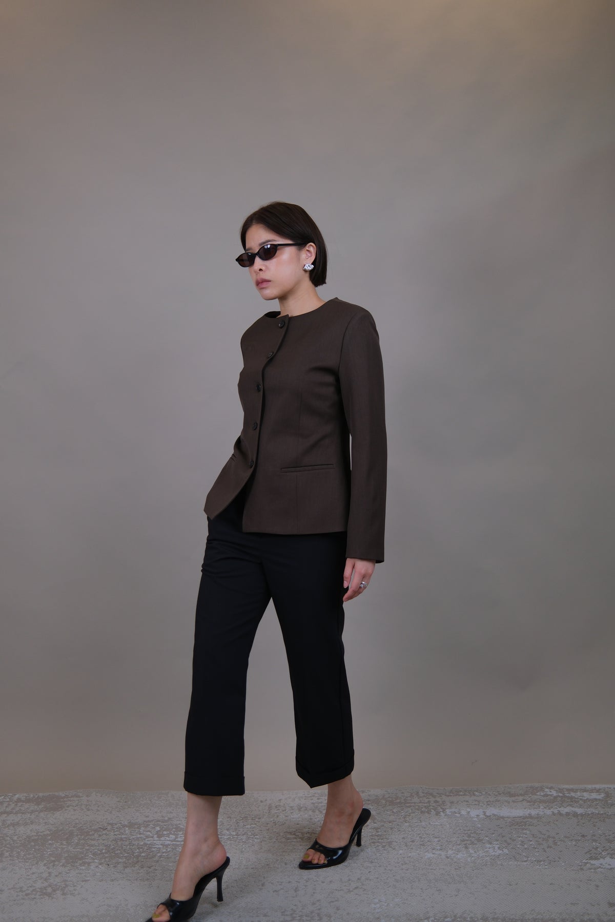 Margot Cuffed Crop Slacks