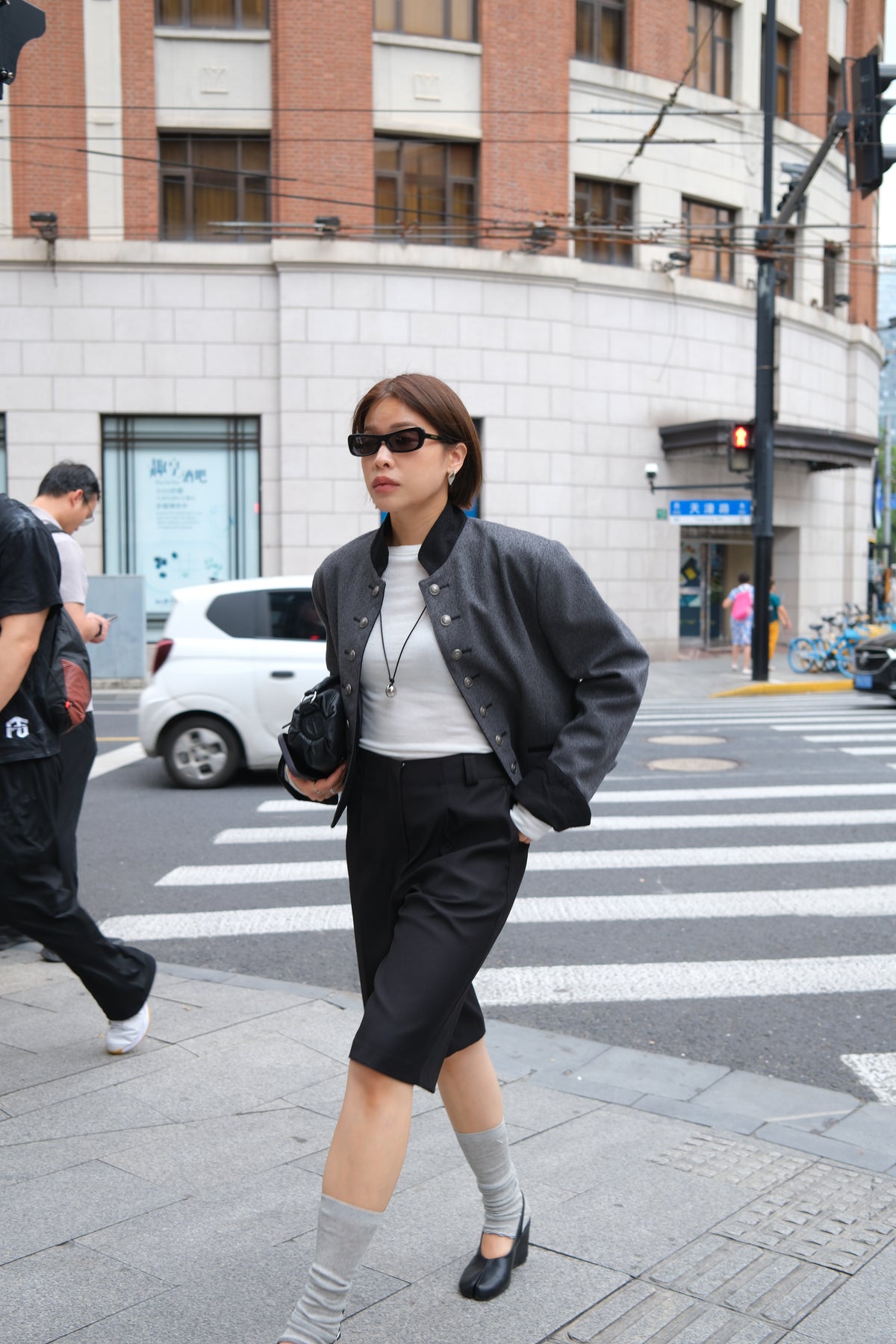 Sabine Military Button Open Jacket