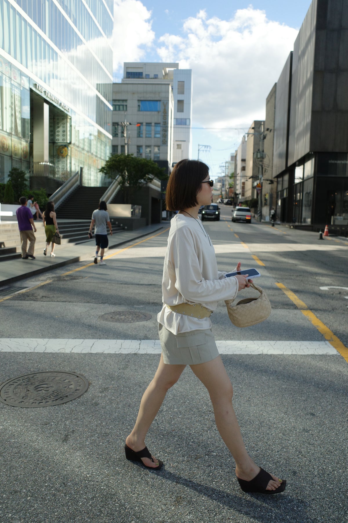 Twist Asymmetric Long Sleeve Tee