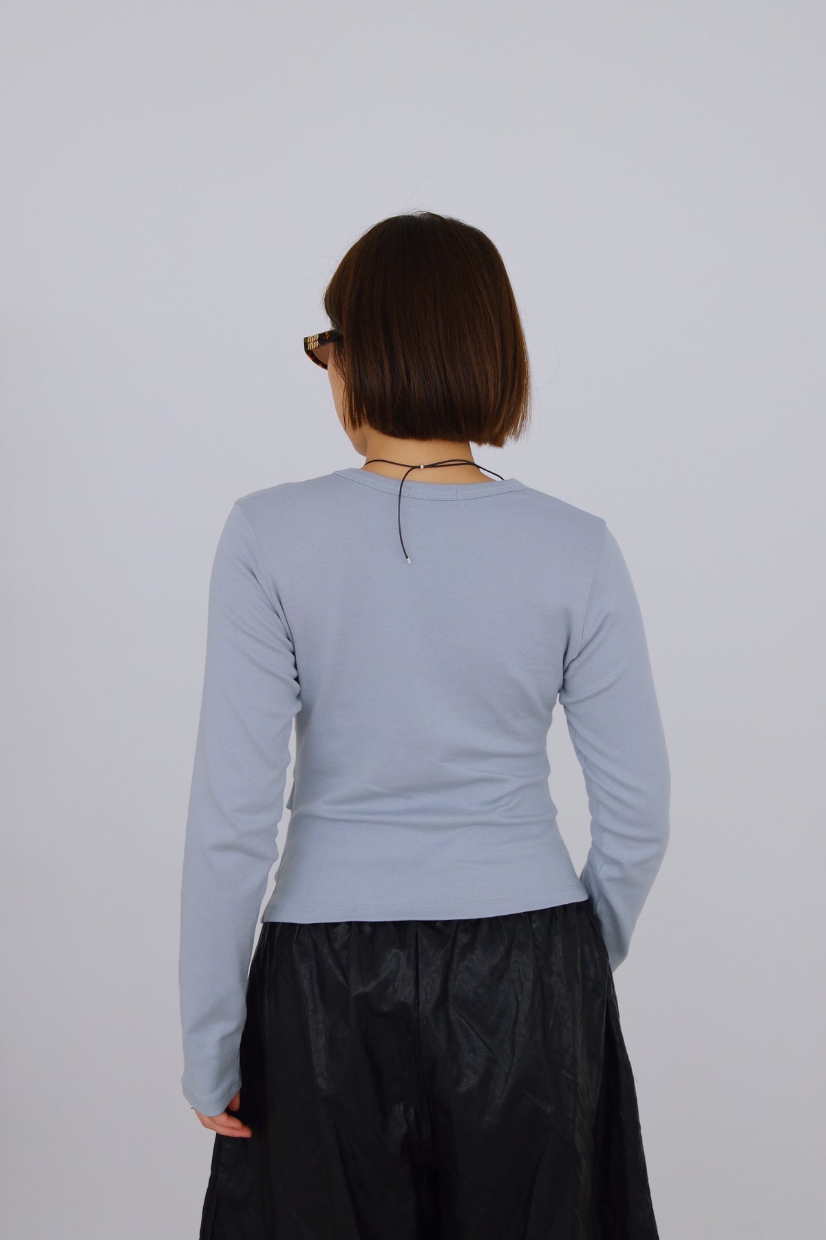 Drape Side Long Sleeve Tee