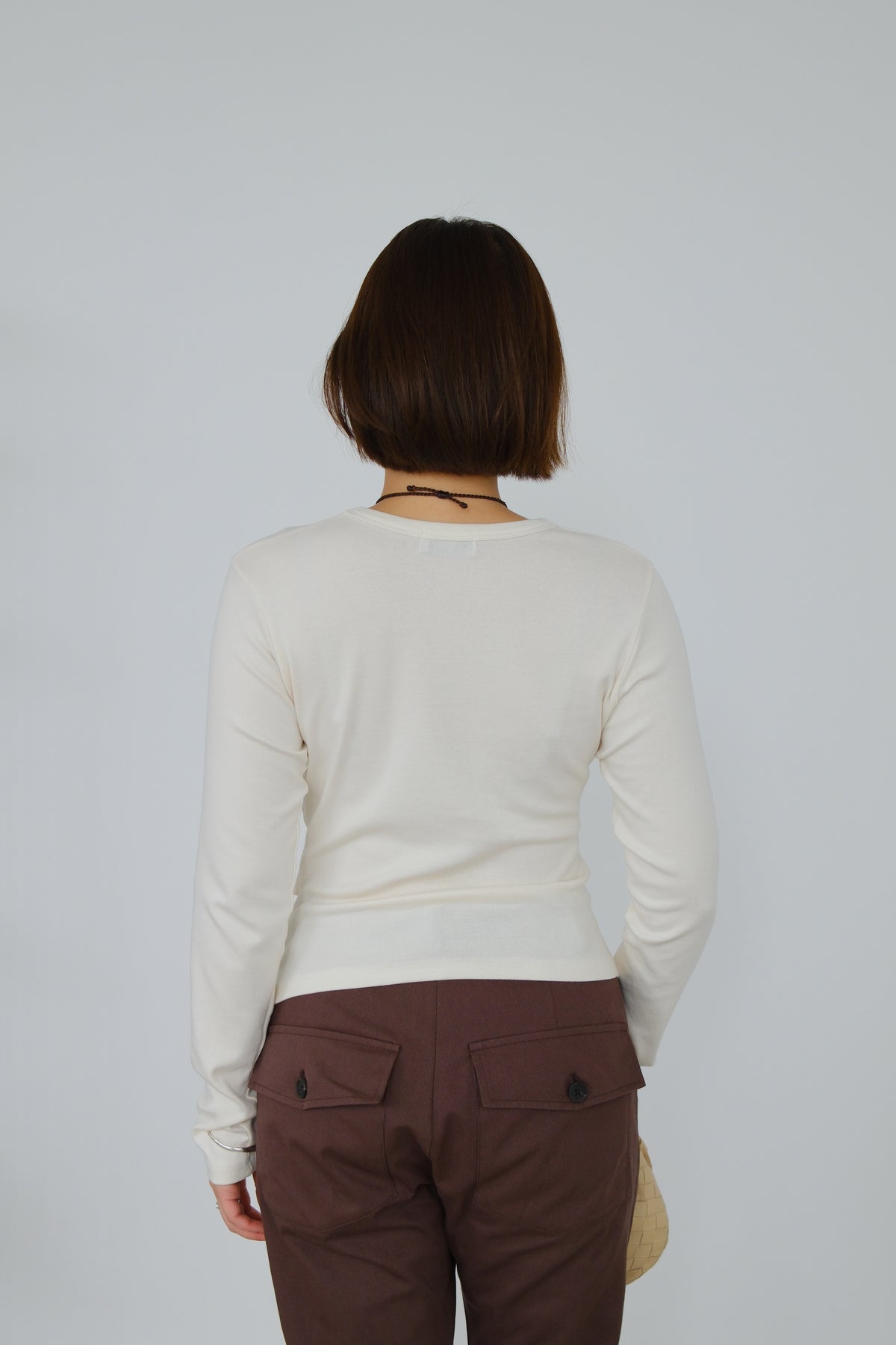 Drape Side Long Sleeve Tee