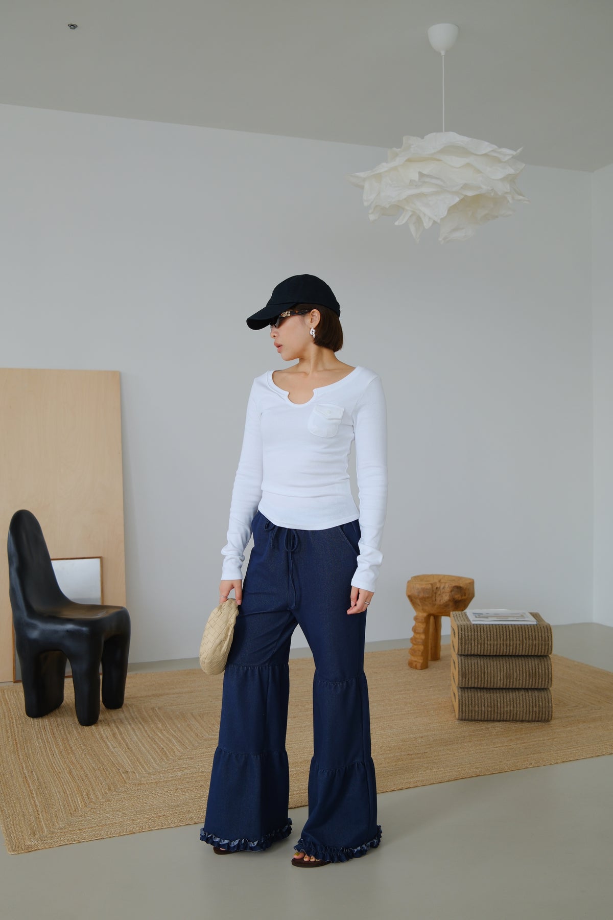 Mia Mini Pocket Long Sleeve Top