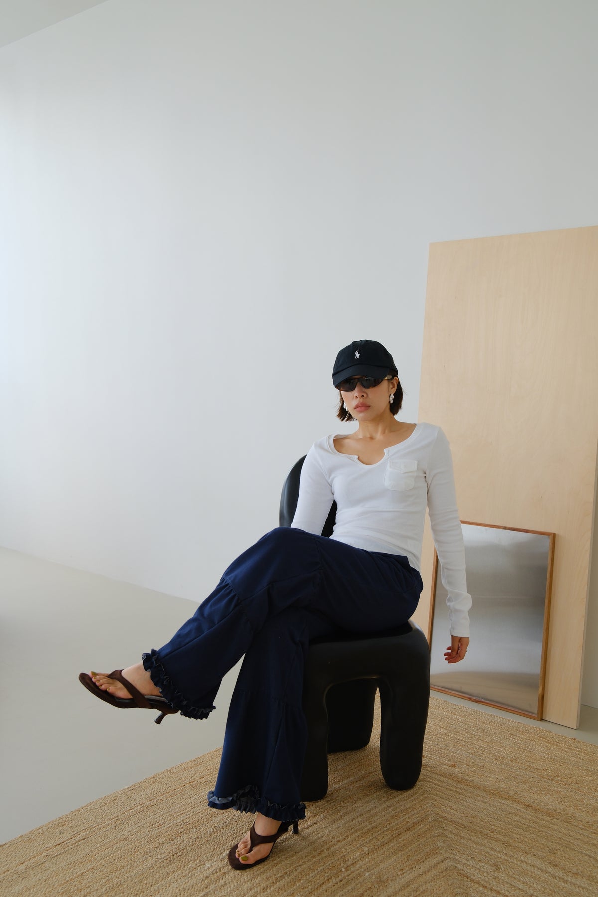 Mia Mini Pocket Long Sleeve Top