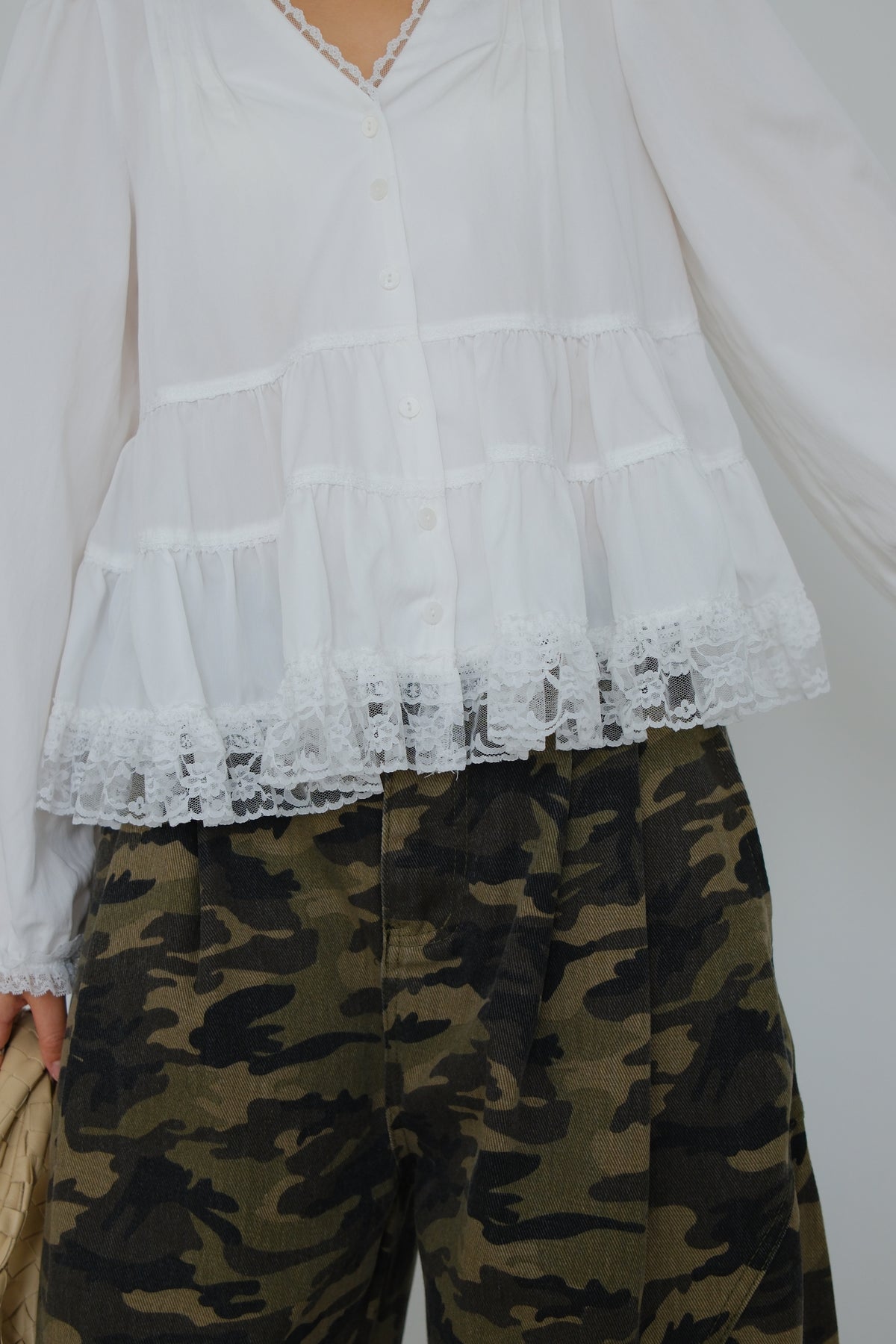 Sylvie Tiered Ruffle Blouse