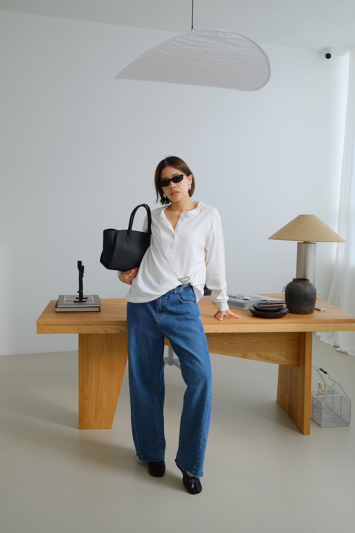 Riley Adjustable Waist Straight Jeans