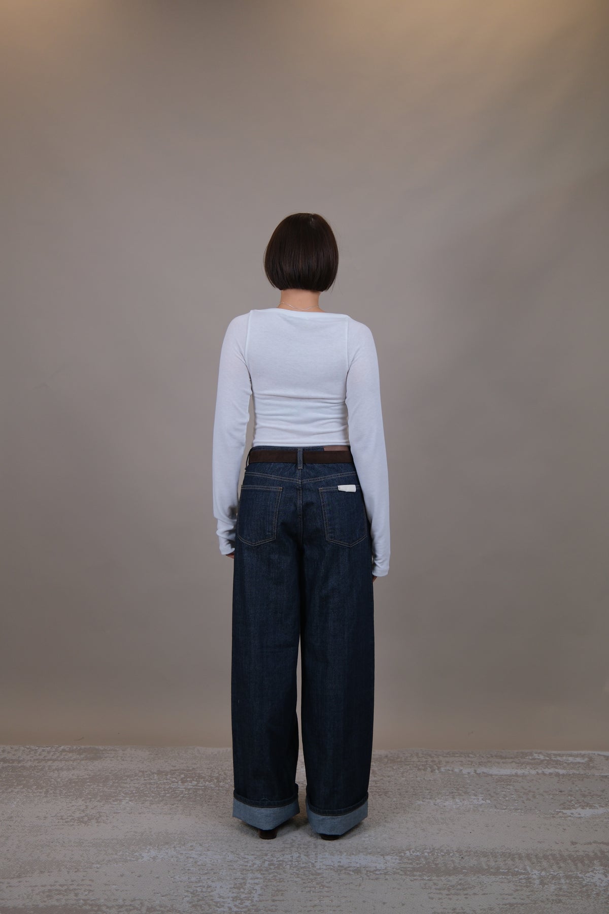Reese Raw Straight Jeans