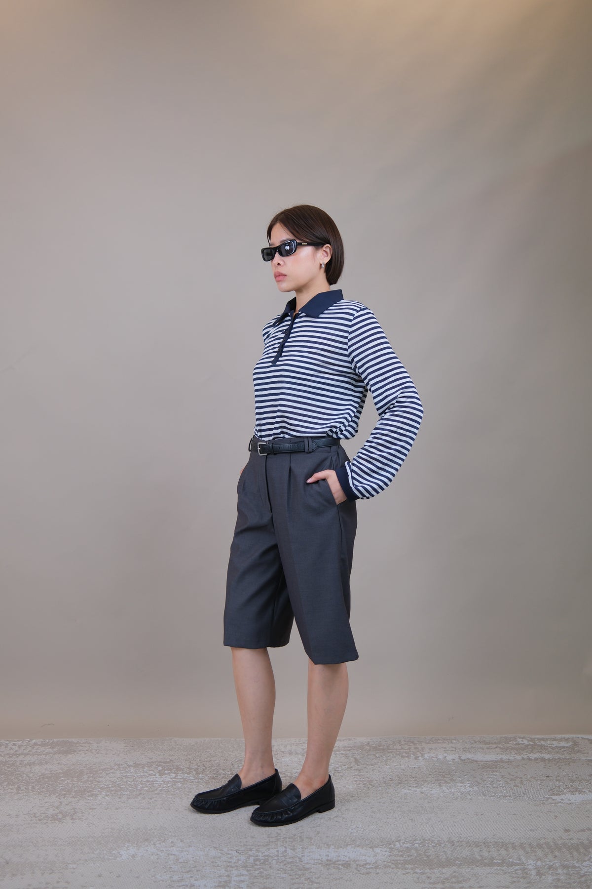 Soren Lightweight Stripe Polo