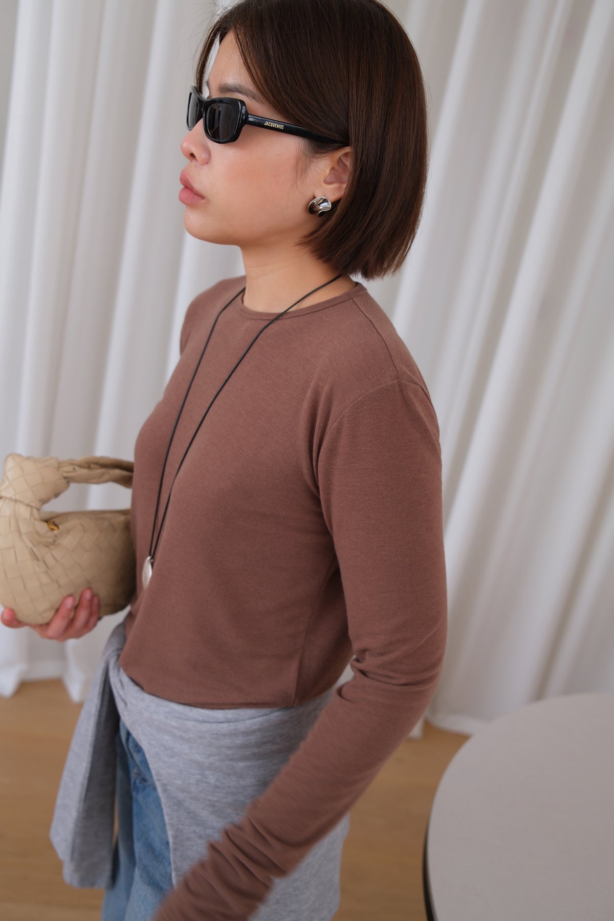 Dover Round Neck Crop Tee