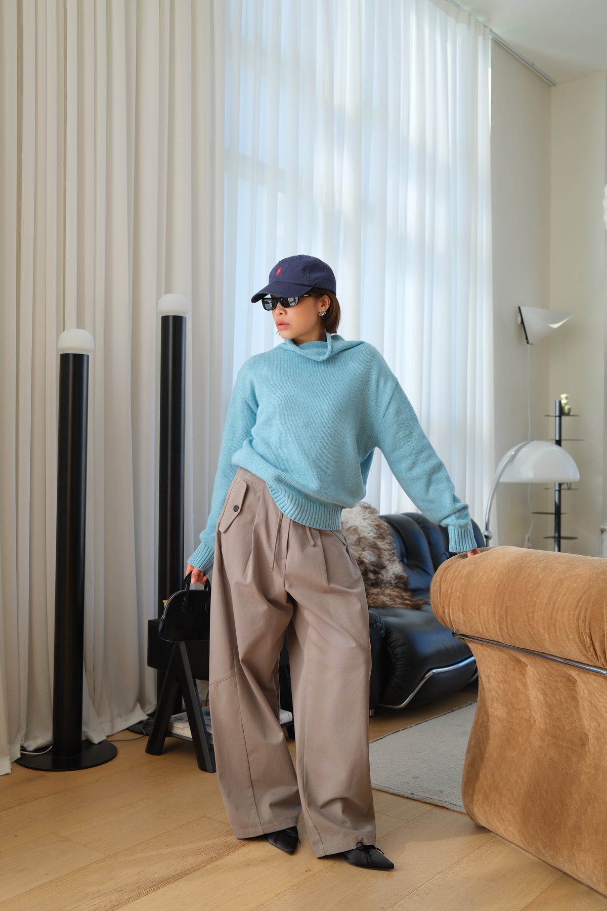 Hollis Utility Wide-Leg Trousers