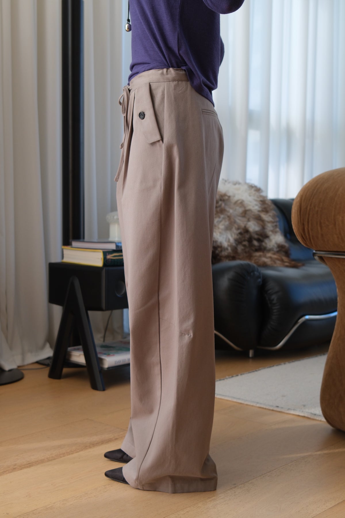 Hollis Utility Wide-Leg Trousers
