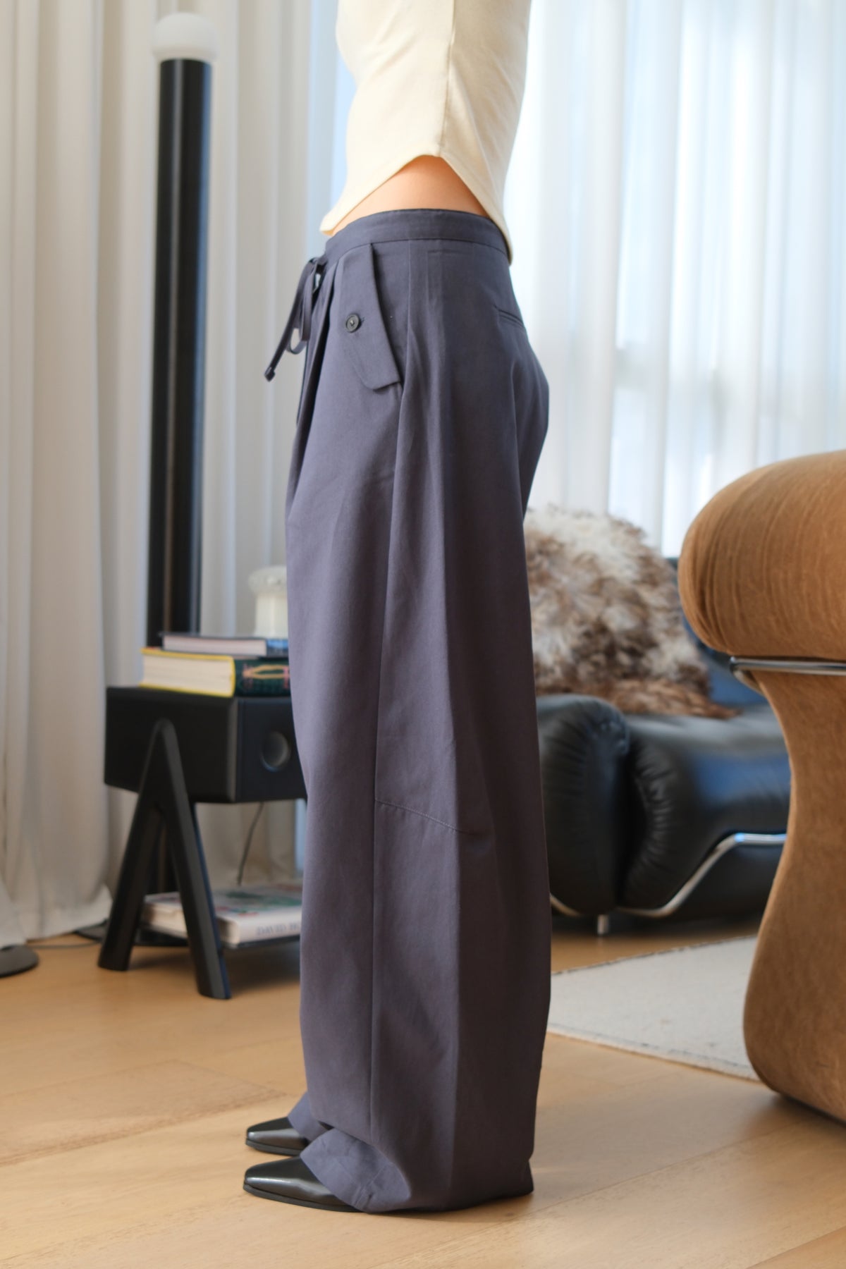 Hollis Utility Wide-Leg Trousers