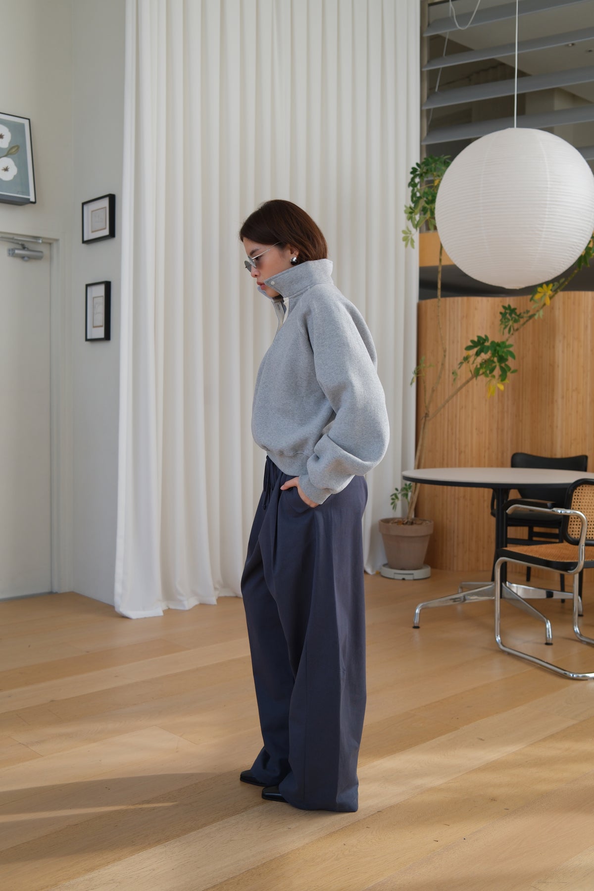 Alpine Button Neck Pullover