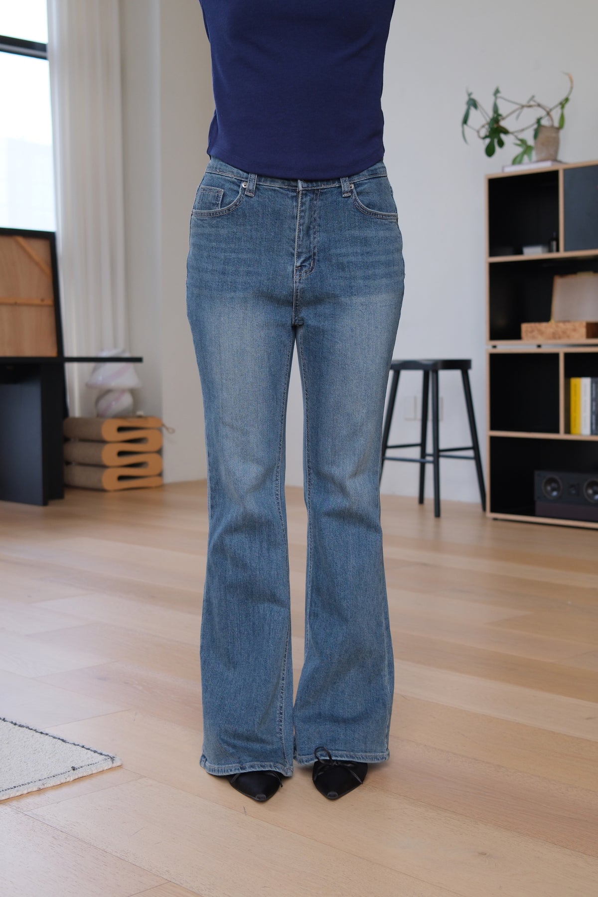 Dallas High-Rise Stretch Flare Jeans