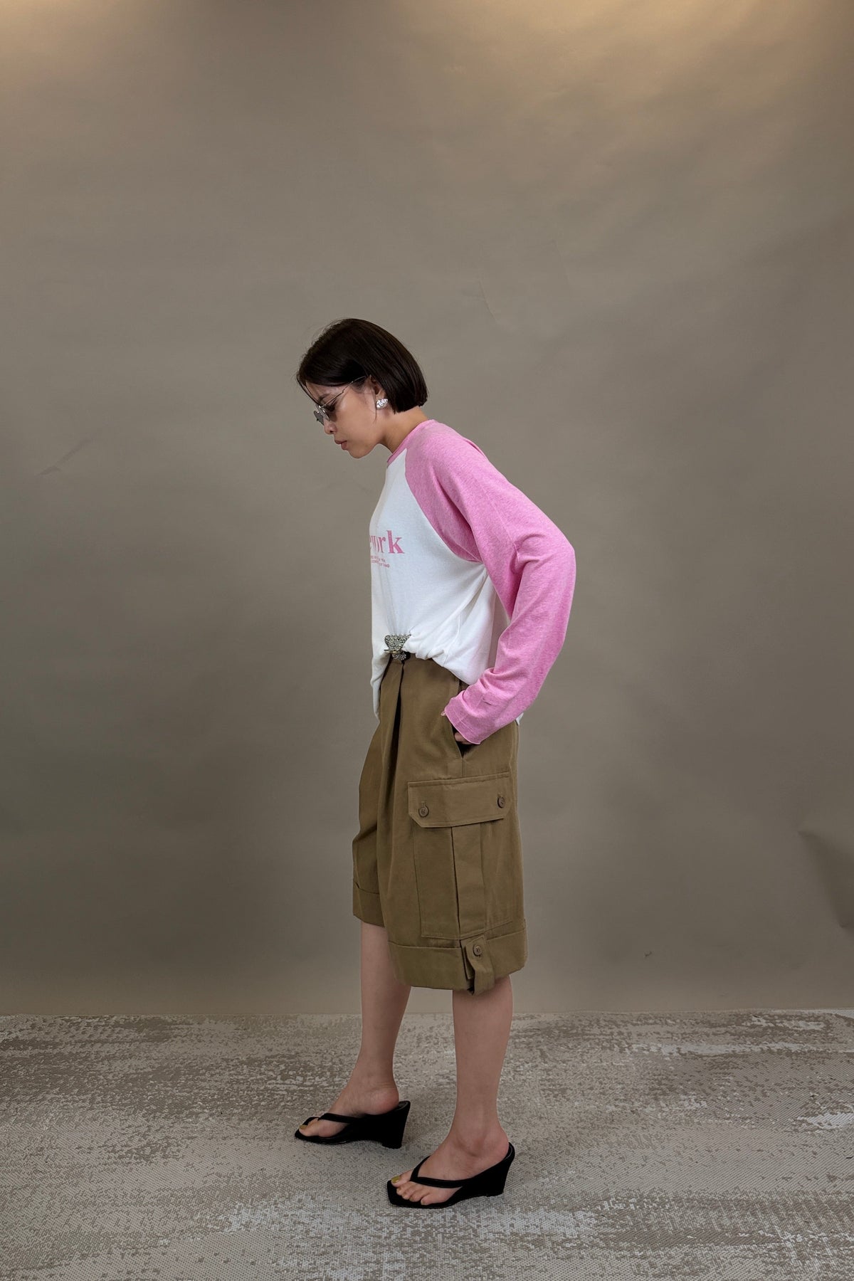 Newyork Raglan Pastel Sleeve Top