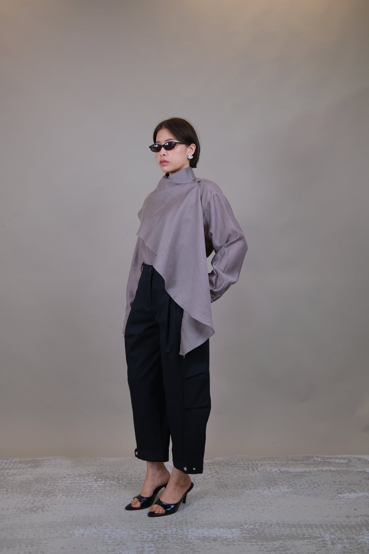Élan Scarf Detail Shirt